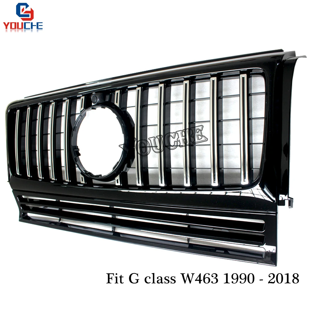 W463 GT стиль для Mercedes G Class G350 G400 G500 G550 1990 2018 сменный гоночный передний бампер Гриль GTR