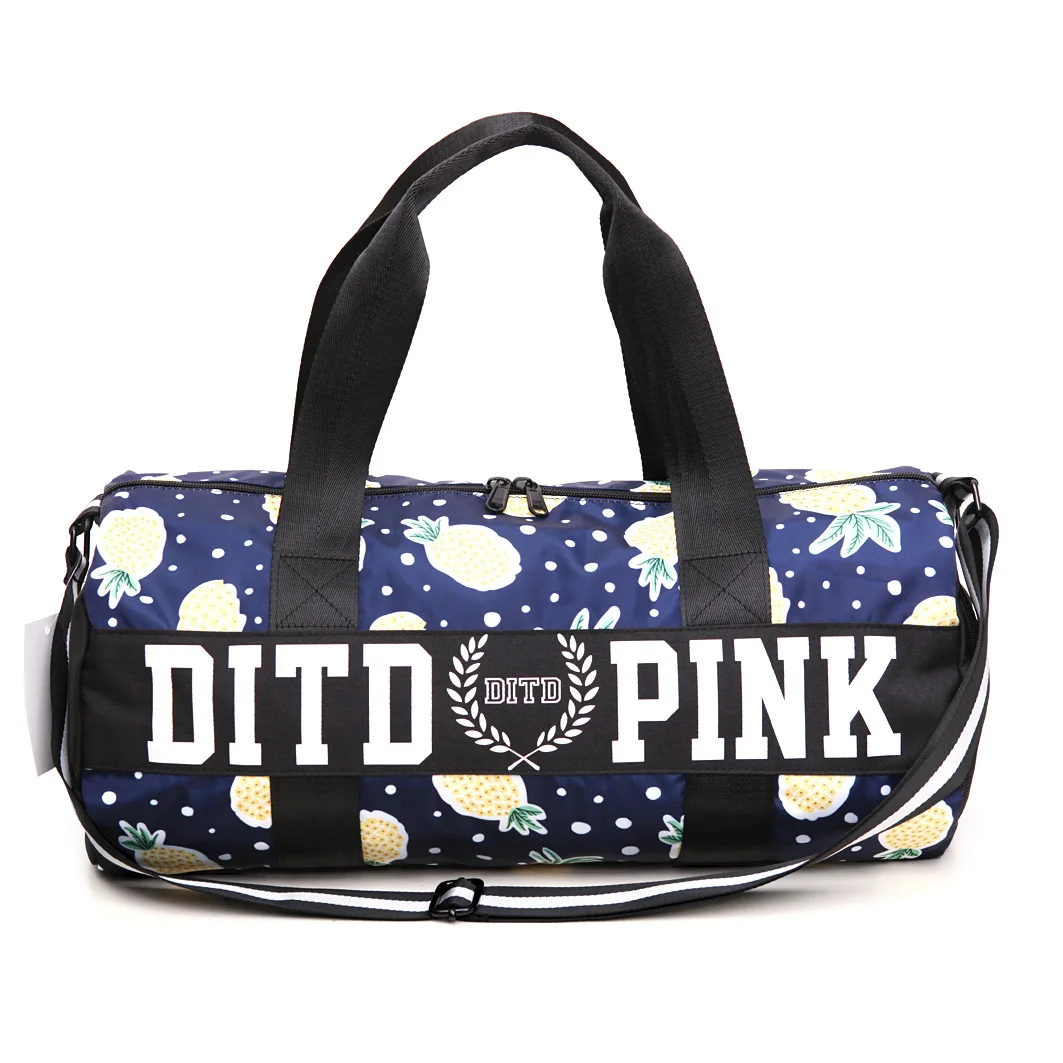 Pink/gray/black Women Men Gym Bag Fitness Shoulder Gird Strip Travel Bag Outdoor Yoga Bag With Shoes Storage Sac De Sport