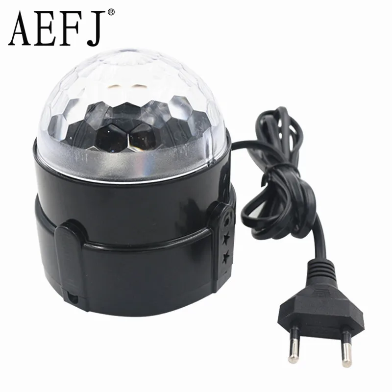 3 Вт Мини RGB светодиодный кристалл магический шар сценический светильник ing