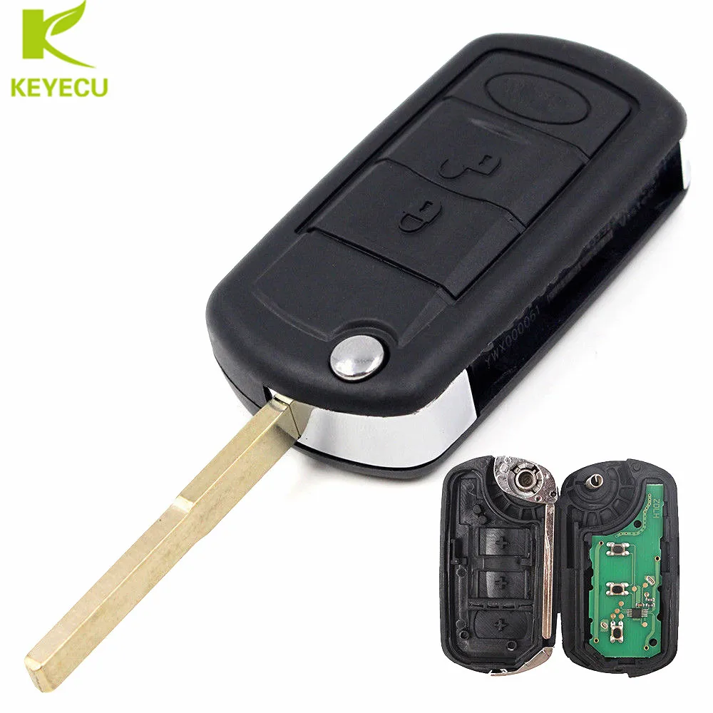 Флип накопитель KEYECU с 3 кнопками 315/433 МГц ID46 для LR3 2005 2009 Range Rover Sport 2006 идентификатор