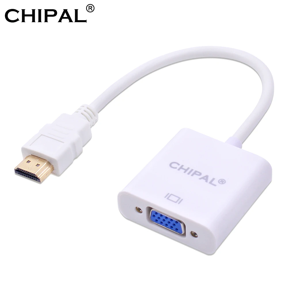 CHIPAL HD 1080P HDMI2VGA адаптер кабель для HDMI в VGA конвертер настольного ноутбука все одном