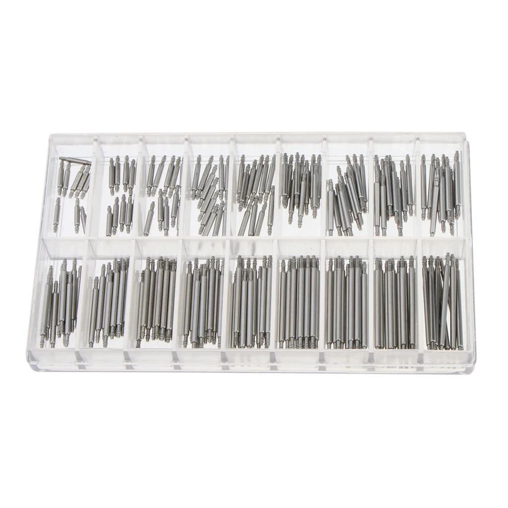 180 Pieces Professional Stainless Steel Spring Bars to Attach Watch Bands Straps Replacement Part | Наручные часы