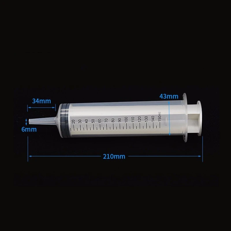 1pc 150ml Medical Needle Flushing Nozzle Enema Douches Bidet Hose Sprayer Anal Cleaning Large Sausage Syringe | Обустройство дома