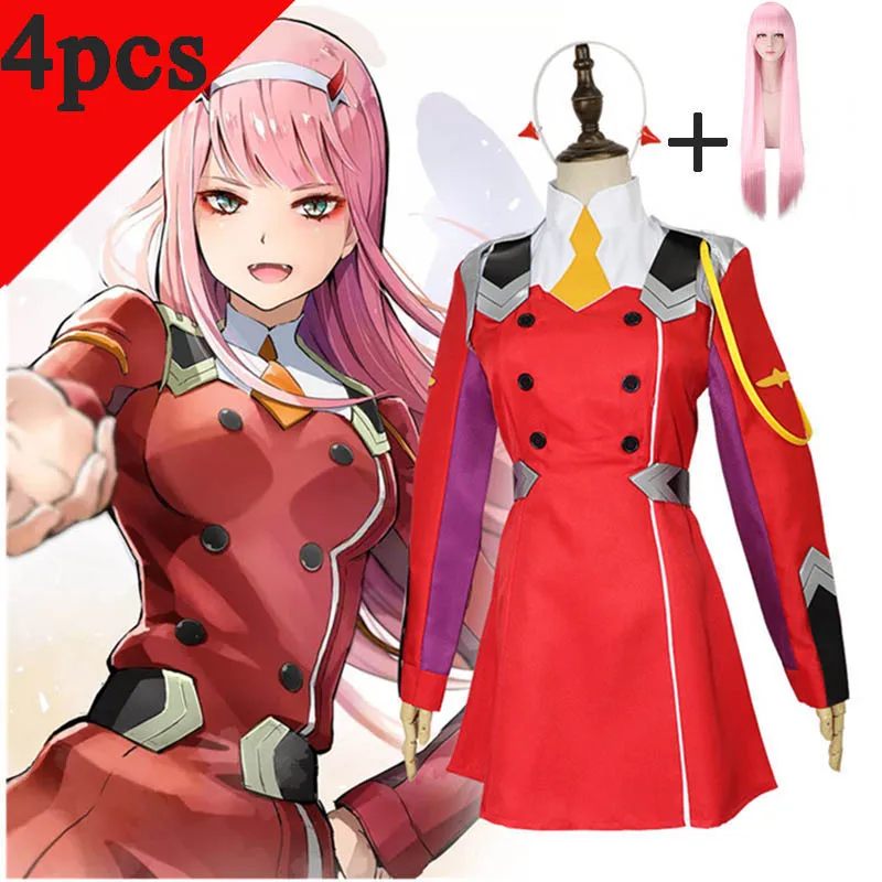 Костюм для косплея Dear 02 Zero Two Женский костюм DFXX полный комплект школьной формы