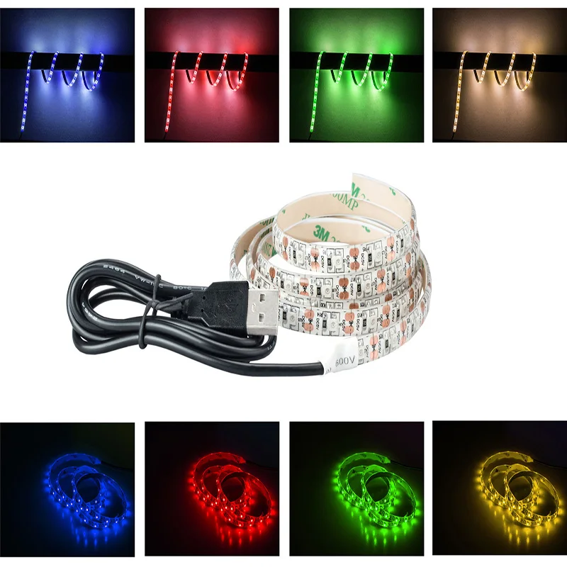 

Светодиодная USB-лента для спальни, шкафа, телевизора, монитора