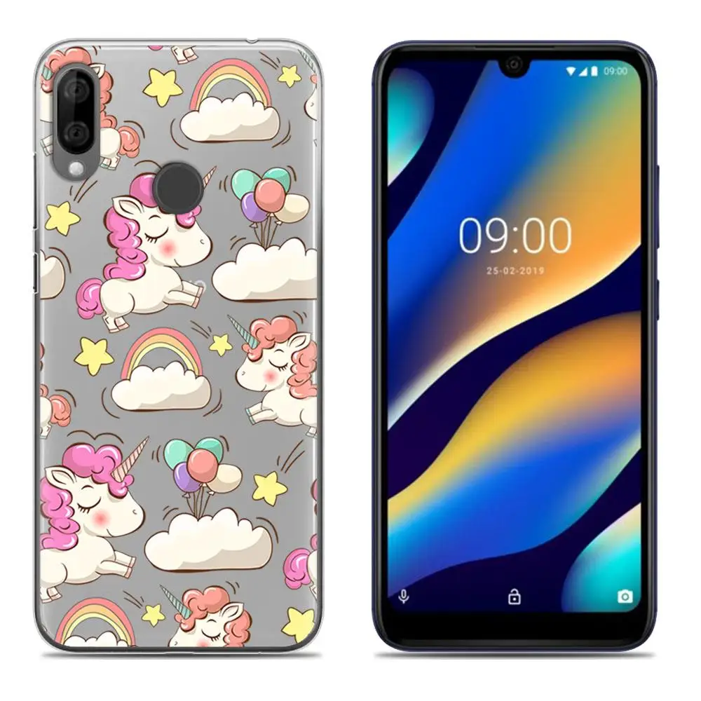 4 Задняя крышка для телефона Wiko View 3 Lite 6,09-дюймовый Стильный дизайнерский чехол для телефона разноцветный окрашенный мягкий чехол для телефона - Цвет: 4