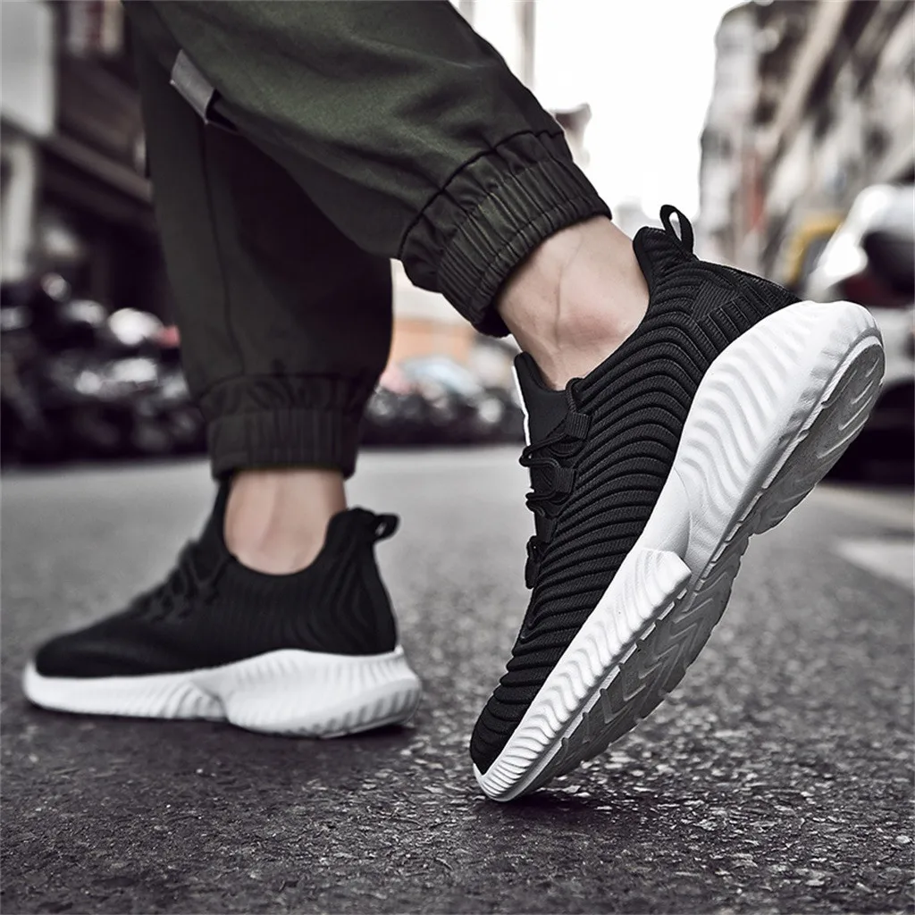 New Outdoor Men Casual Shoes Fashion Lightweight Stripes Breathable Walking Sneakers Tenis Feminino Zapatos | Обувь