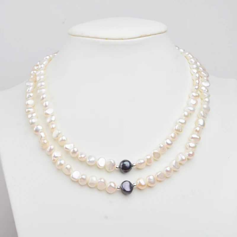 Набор украшений для женщин ASHIQI ожерелье ручной работы из натурального