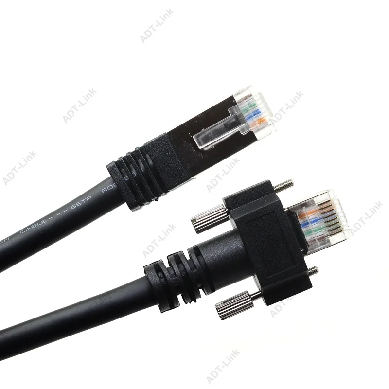 Кабель RJ45 GIGE с винтовым креплением гигабитные кабели Ethernet гибкость и