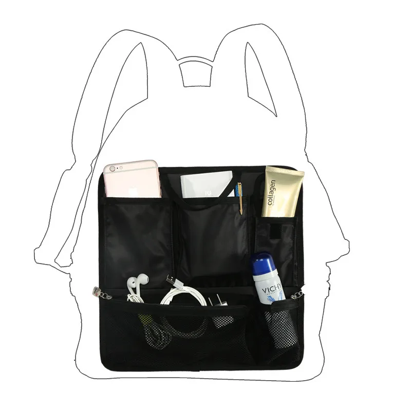 BagINBAG Черный Макияж сумка путешествия Органайзер с карманами В упаковке Bag in
