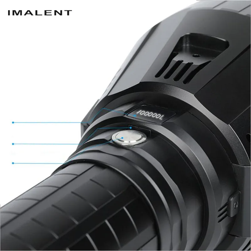 Imalent MS18 зарядка oled дисплей поиск рекия фонарик 21700 восемь выход Cree XHP70 1350 м шок