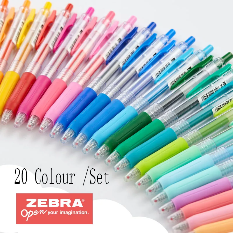 Цветная японская гелевая ручка SARASA JJ15 Zebra 0 5 мм маркерная для рисования офисные и