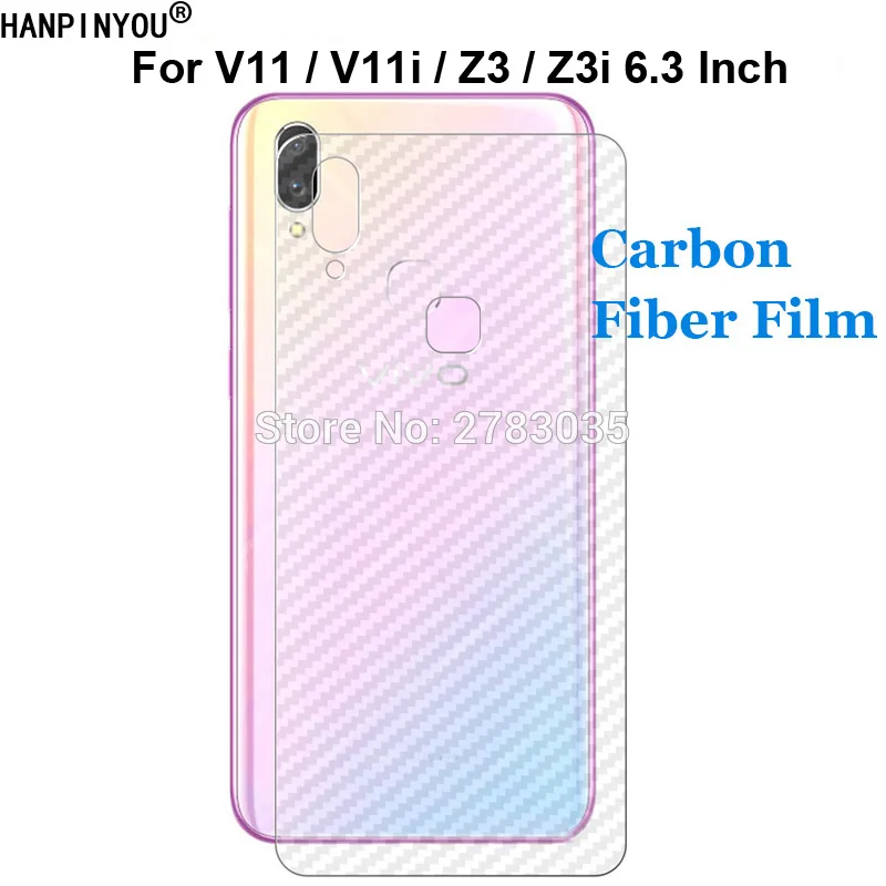 Ультратонкая матовая защитная пленка из углеродного волокна для vivo V11 V11i Z3 Z3i 6 3