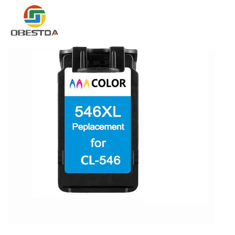 546XL Obestda PG545 CL546 XL Замена чернильных картриджей для Canon PG-545 pg 545 CL-546 для Canon IP2850 MX495 MG2950 MG2550 MG2450 - Цвет: 546XL
