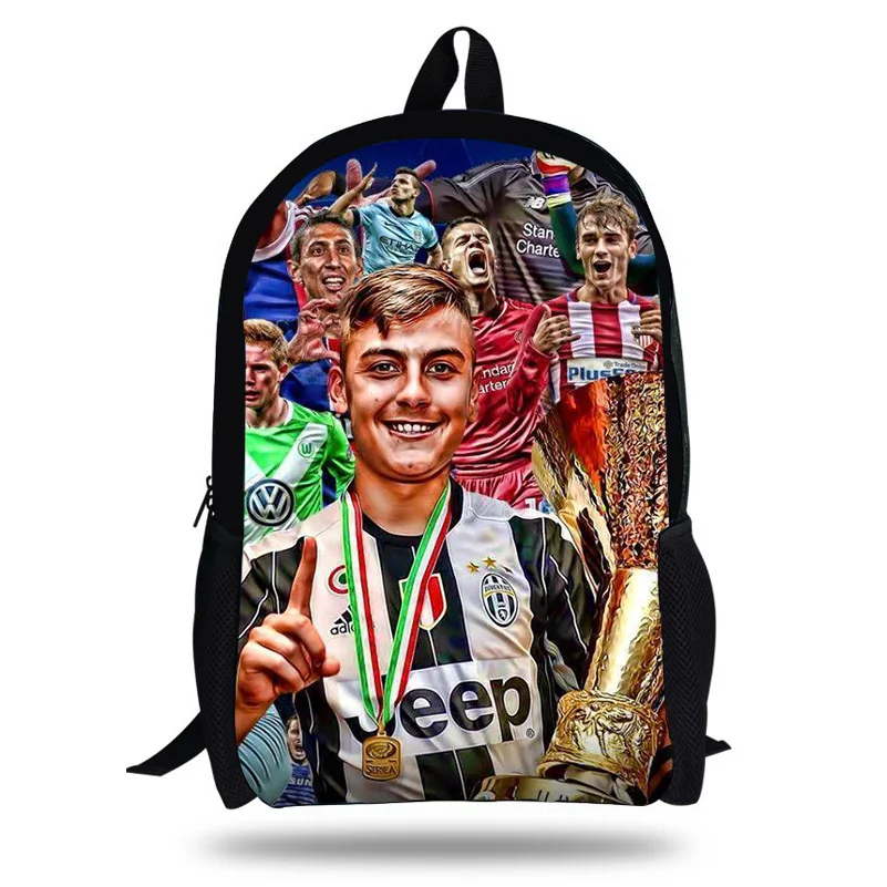 Рюкзак для ноутбука Paulo Dybala 16 дюймов Повседневный с маской мальчиков и