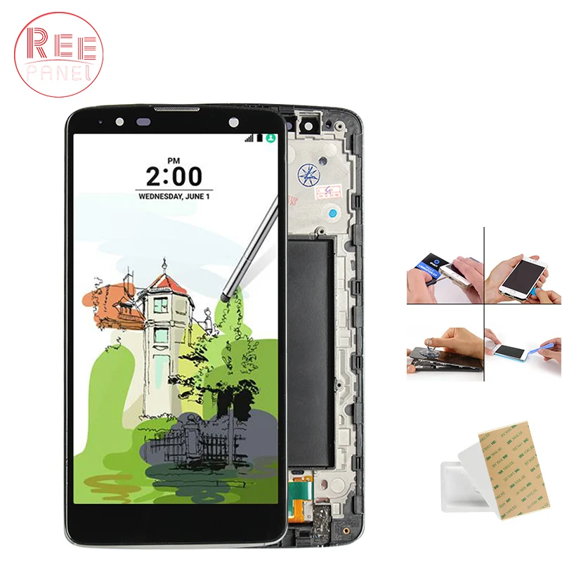 Оригинал 5 7 '񟡰x720 Дисплей для LG Stylus 2 плюс K530 ЖК дисплей с Сенсорный экран
