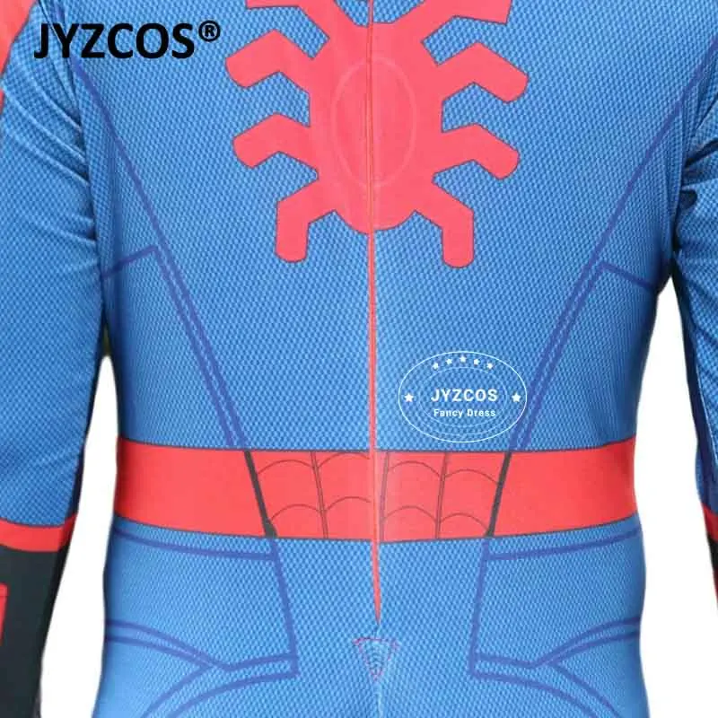 JYZCOS взрослый человек-паук костюм супергероев Marvel Человек-паук Карнавальная