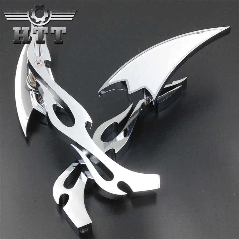 Запчасти для Мотоциклов Harley softail FatBoy Sportster CHROME бесплатная доставка|custom mirror|aftermarket