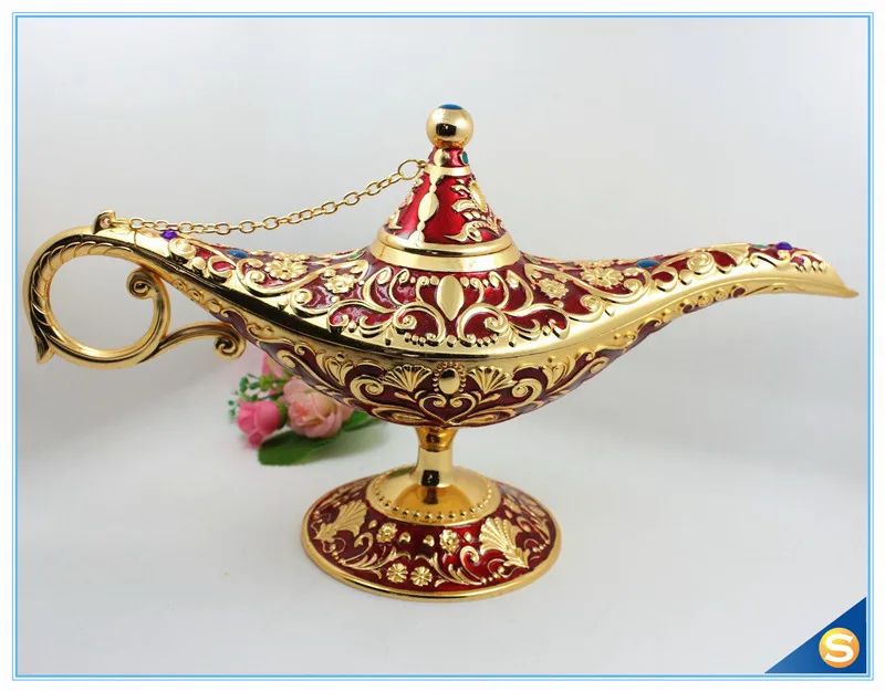 Эмалированные металлические лампы Aladdin Magic Genie 13 7 дюйма для украшения дома|lamp