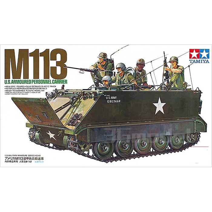 Строительные комплекты для 1:35 бронированный Военный танк M113 Тамия 35040|Наборы