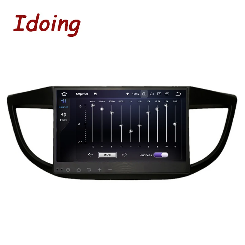 Idoing 1Din 10 2 &quotАвтомобильный мультимедийный плеер 4G + 32 г 8 ядерный Android8.0/7.1для Honda CRV