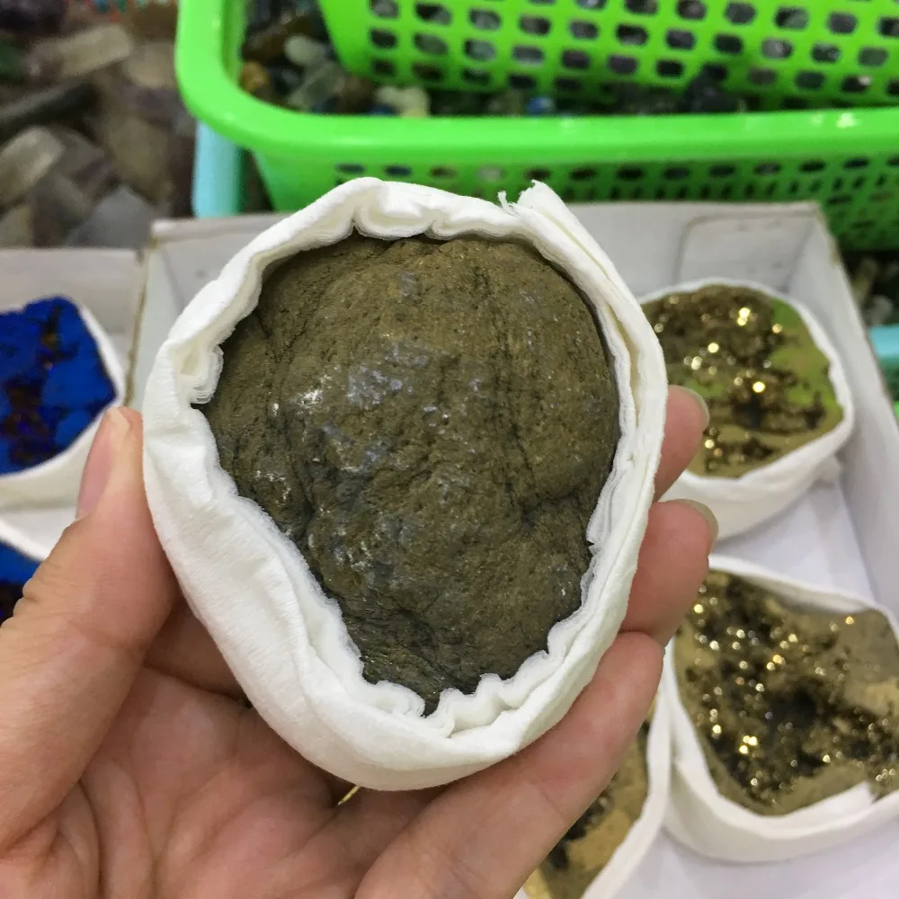 Природный Агат фрагмент жеоды Drusy Druse кварцевые гальванические Кластерные