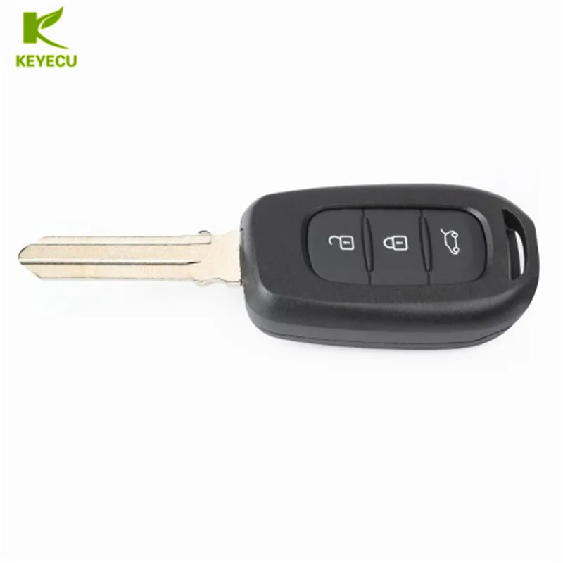 KEYECU Замена дистанционного ключа корпус на брелок 2/3 кнопка для Renault Duster Trafic Clio4