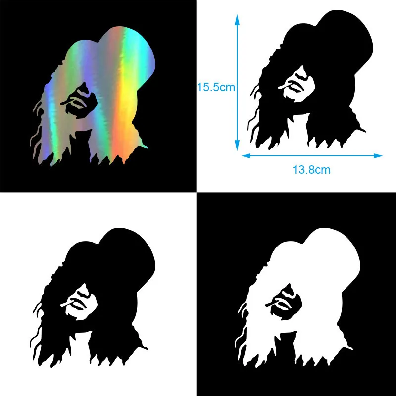 Slash guns N' Roses модные наклейки виниловые креативные забавные кузов Машины окно