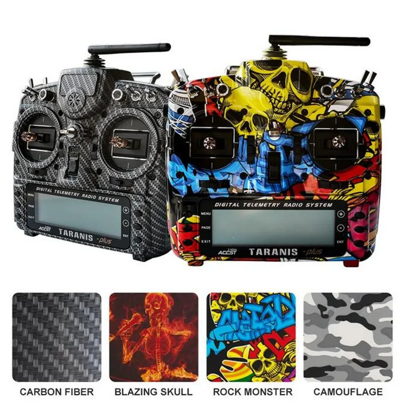 Бесплатная доставка FrSky X9D Plus передатчик 2 4G 16CH ACCST Taranis с x8r reciever батарея для RC