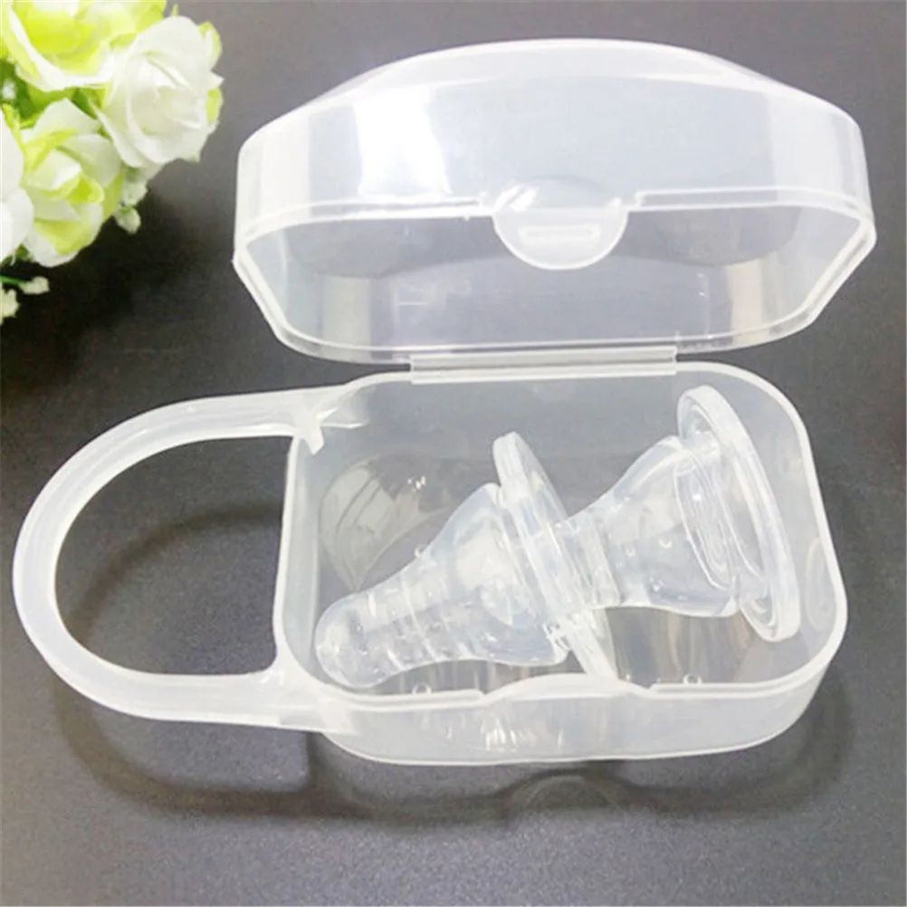 

Portable Boy Infant Pacifier Nipple Case Cradle Holder Storage Box Baby Supplies