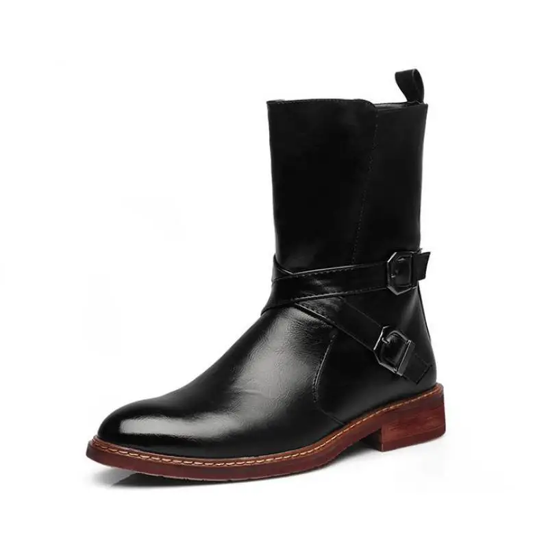 Новые модные удобные повседневные мужские ботинки |