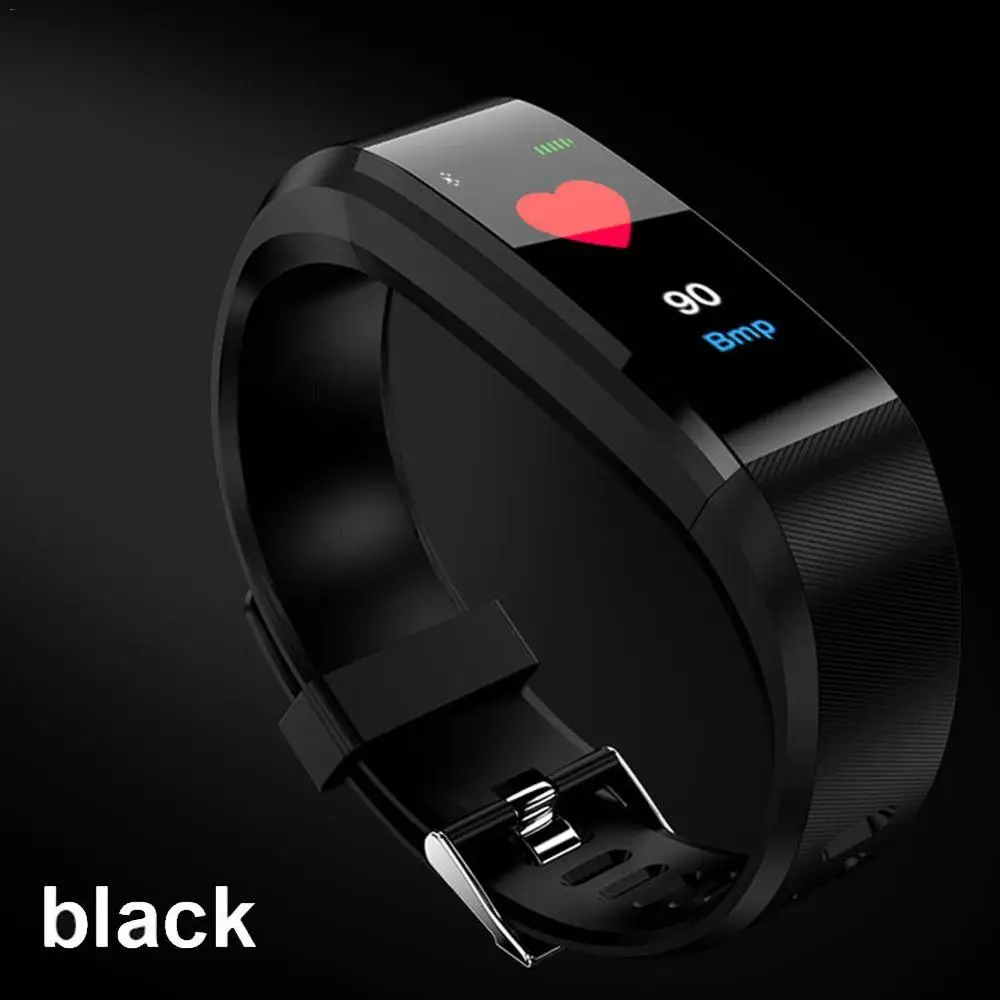 CALK ID115 Fitness Tracker with Heart Rate Monitor Blood Pressure Color Display Smart Wristband Calorie Pedometer for Women Men |