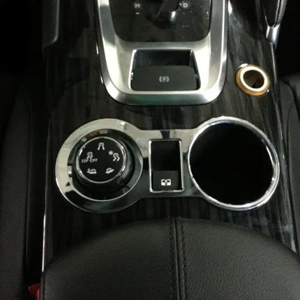 Для Peugeot 3008 2013 2014 2015 2016 хромированная внутренняя консоль Центральная Шестерня