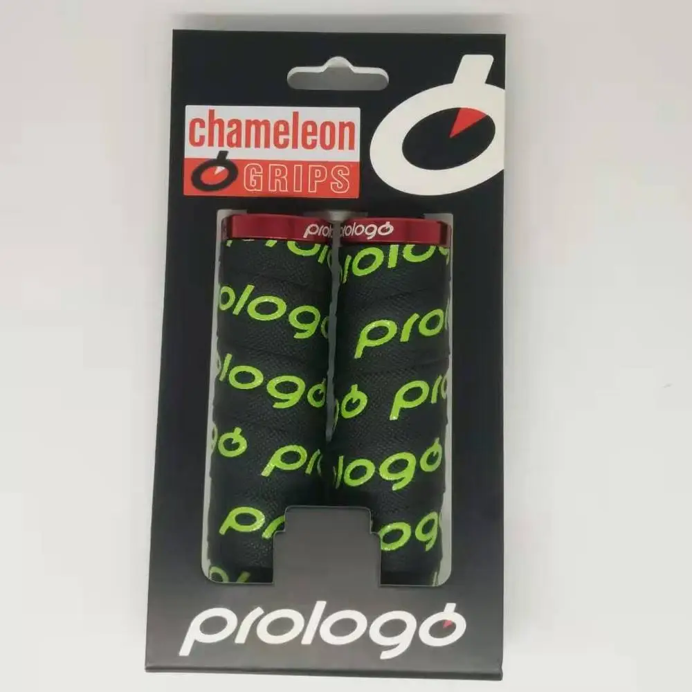 black green Prologo, Оригинальные велосипедные ручки, силиконовые, BMX, MTB, для горного велосипеда, ручки, набор, bisiklet, elcik, грипп, кулаки, mtb Team Edition - Цвет: black green