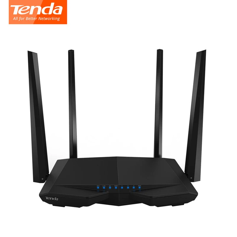 Tenda AC10 Smart двухдиапазонный гигабитный маршрутизатор Wi Fi с высоким коэффициентом