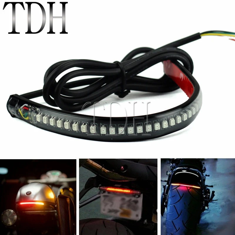 Универсальная светодиодная лента для мотоцикла и велосипеда 3528 32 SMD задний стоп