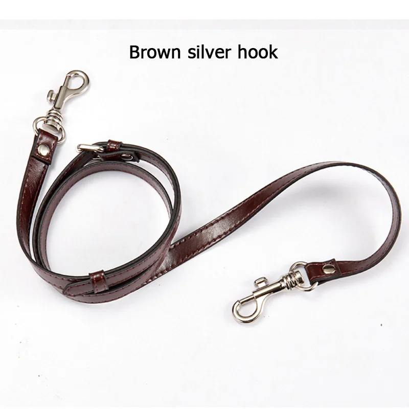 brown Silver hook Маленькая квадратная сумка на ремне с 110 см-130 см Регулируемая сумка на одно плечо диагональная сумка популярного цвета кожаная сумка, аксессуары - Цвет: brown Silver hook