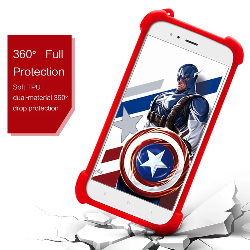 Чехол Kenxinda V5/V6 мягкий мультяшный чехол для S9 универсальный из ТПУ Super Heros R6/W7