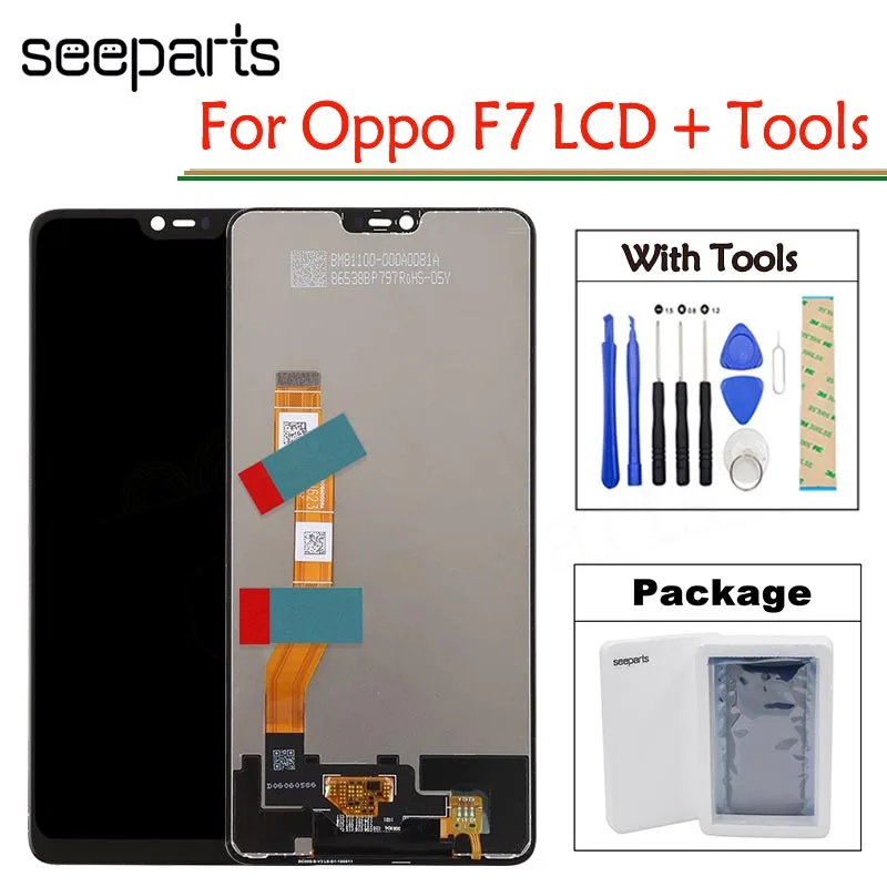 Оригинальный ЖК дисплей Oppo F7 LCD CPH1819 Стандартная замена A3 PADM00 экран|xiaomi redmi 2 lcd|redmi
