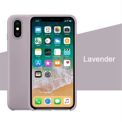 Lavender Силиконовый чехол IMIDO для iPhone 6/6 S/5/SE7/8 Plus X/Xs/XR/Xs/Max официальный силиконовый чехол для телефона в розничной упаковке - Color: Lavender