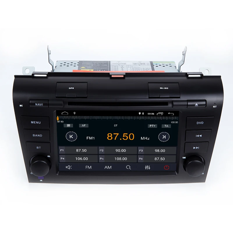 Android 8 1 четырехъядерный автомобильный Радио dvd-плеер для Mazda 3 2004-2009 Мультимедиа gps