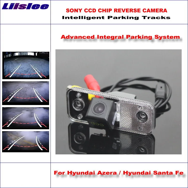 Liislee Backup Rear Reverse Camera For Hyundai Azera / Santa Fe HD 860 Pixels 580 TV Lines Intelligent Parking Tracks | Автомобили и