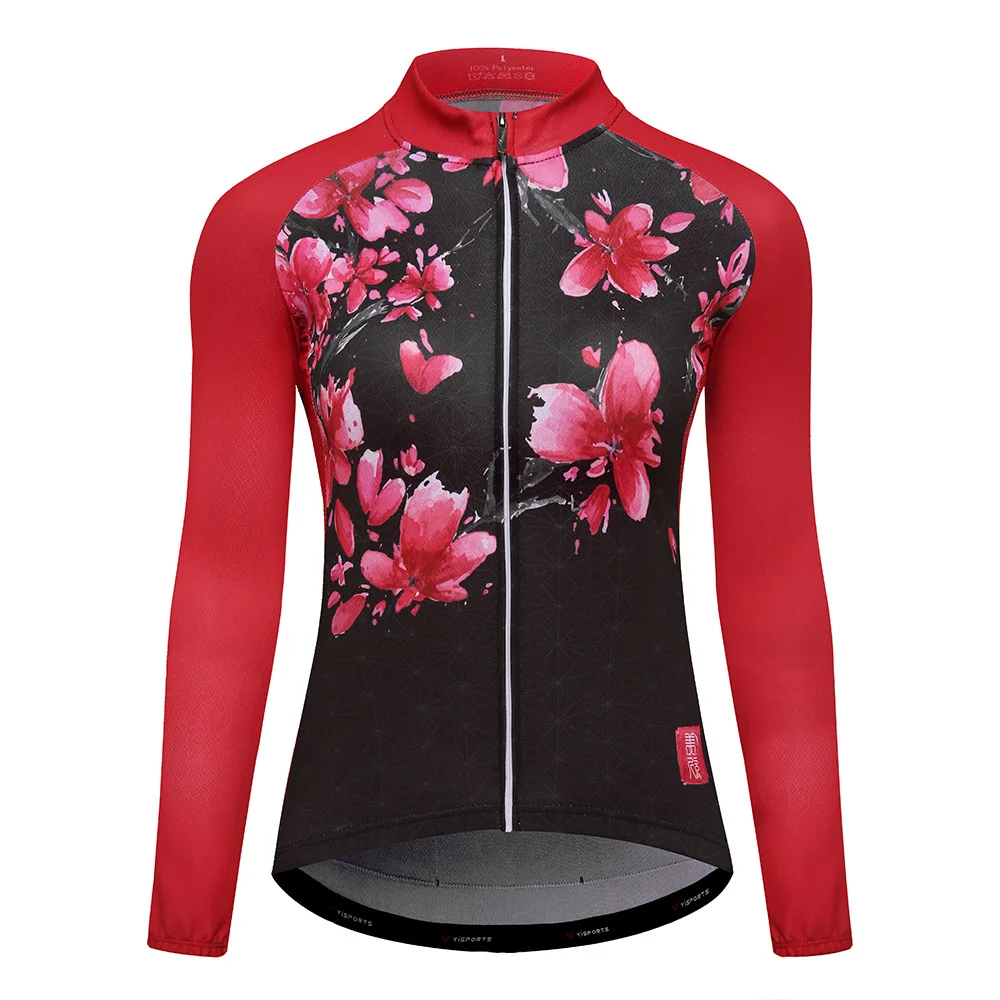 

MTSPS Women Cycling Jersey Clothing Mtb Bicycle Clothes Female Ciclismo Long Sleeves Bike Cycling Clothes Riding Shirt