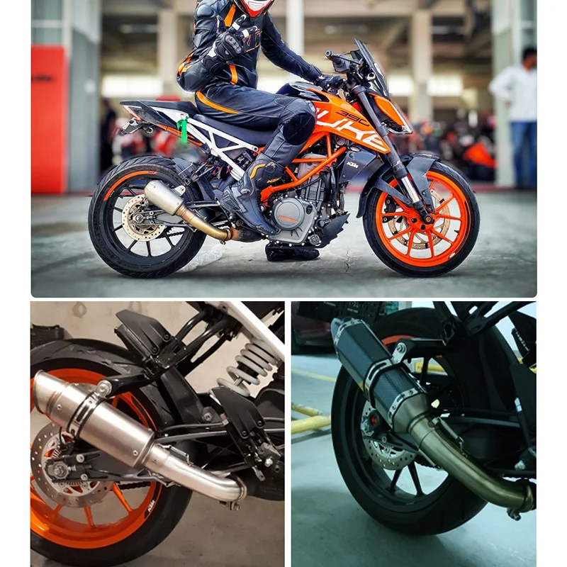 Универсальный глушитель выхлопной трубы мотоцикла средней для KTM 125 250 390 DUKE RC390 2017
