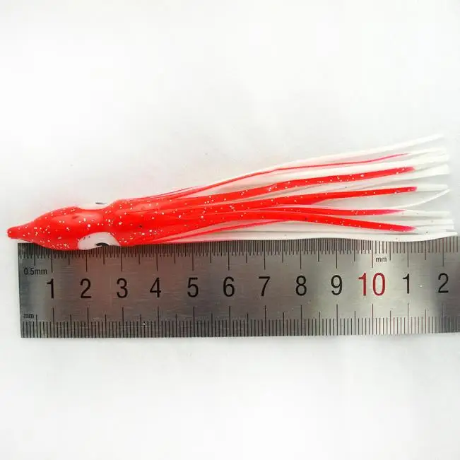 20 шт. 12 см мягкие приманки в виде осьминога|lure bait|squid skirtslure saltwater |