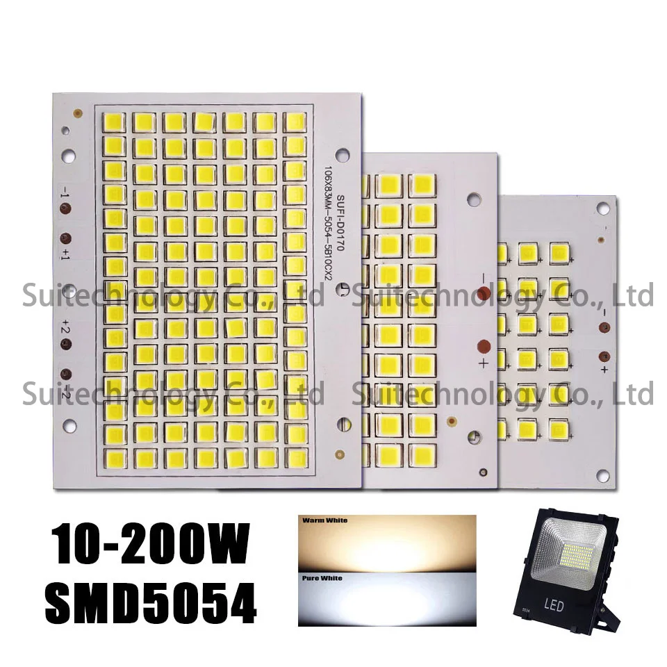 Полный Мощность светодиодный floodling источник SMD5730 10W 20W 30W 50W 100W 150W 200W светильник доска светодиодный Алюминий пластина для DIY светодиодный прожектор светильник