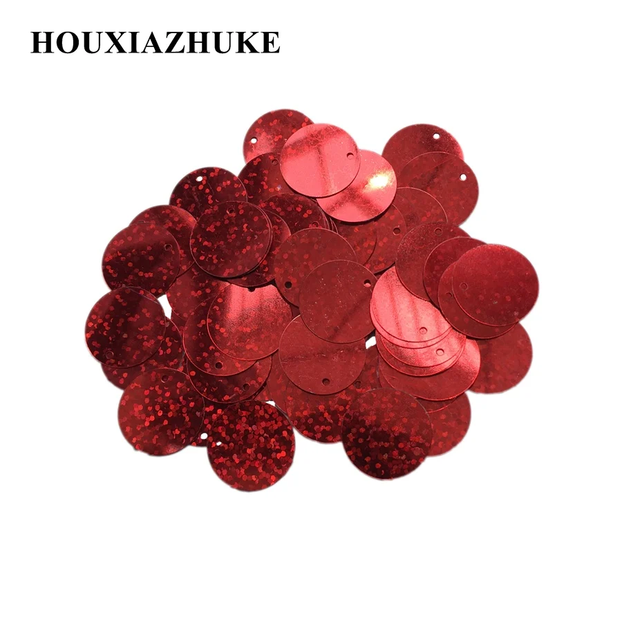 20 мм Плоская Круглая Форма блестящие цвета или Серебряная основа paillette 1000 шт в