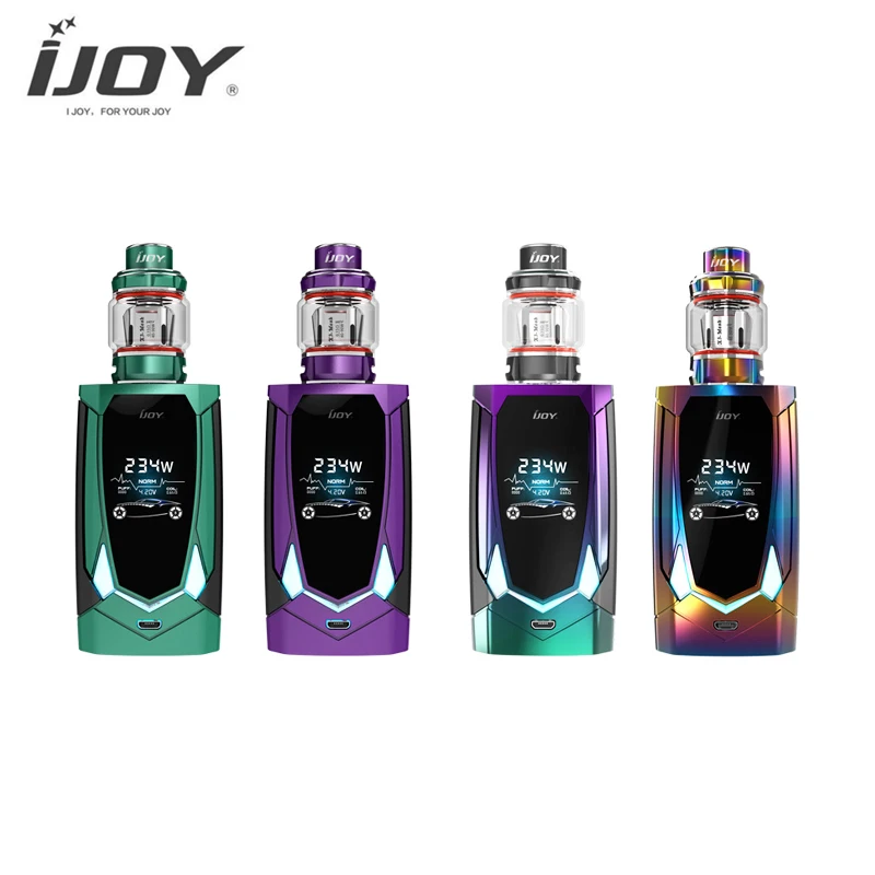 Sigaretta Elettronica оригинальный Ijoy Мститель комплект управления видео TC 230 Вт PD270 мод Vape