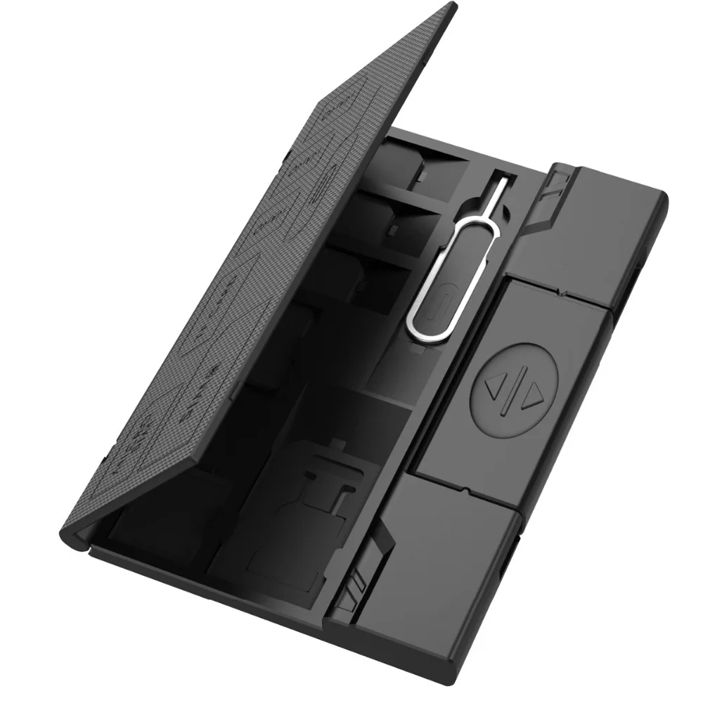 Чехол для хранения Micro Sim Nano карт легкий многофункциональный держатель для карт SIM коробка с 3 в 1 OTG кард-ридер