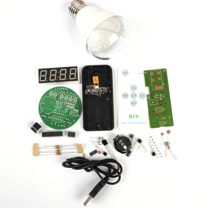 Комплект часов будильника с функцией памяти и дисплеем|clock kit|electronic circuitsdiy clock kit |